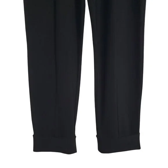 Sympli Women 10 Pants Pull On Straight Stretch Fabric Relaxed Fit Cuffed Pockets - Picture 9 of 11